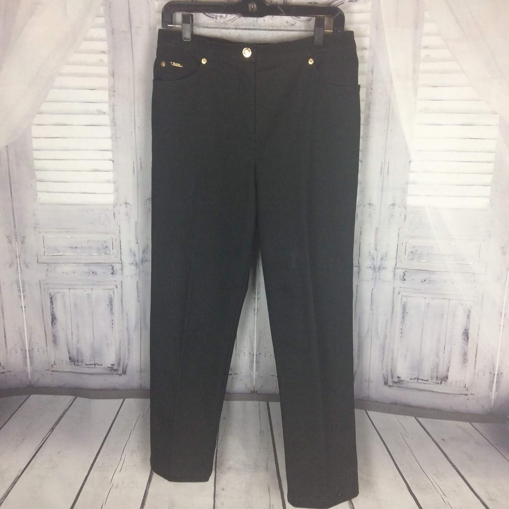 St. John Black Jeans Stretchy 30